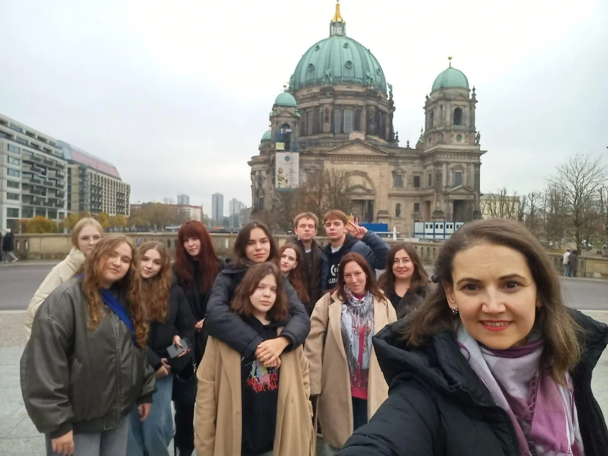 Students in central Berlin